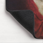 Alter Mann in einem Roten Coat (Weihnachtsmann) (W Mousepad (Ecke)