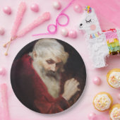 Alter Mann in einem Roten Coat (Weihnachtsmann) (W Pappteller (Party)