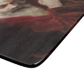 Alter Mann in einem Roten Coat (Weihnachtsmann) (W Schneidebrett (Ecke)