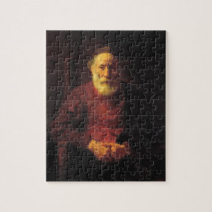 Alter Mann in rot - Rembrandt Puzzle