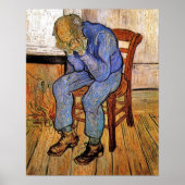 Alter Mann in Sorrow von Vincent van Gogh 1890 Poster (Vorne)
