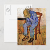 Alter Mann in Sorrow von Vincent van Gogh 1890 Postkarte (Vorne/Hinten)