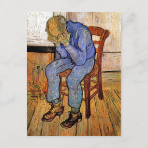 Alter Mann in Trauer von Vincent van Gogh 1890 Postkarte