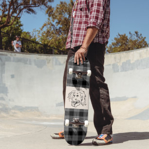 ALTER MANN KLEINT AUS TONGUE RUDE SKATEBOARD DECK