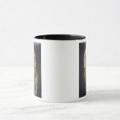 Alter Mann-Maske, Noh Theater Tasse (Zentrum)