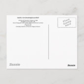 Alter Mann mit Augenpflaster, Vincent van Gogh Postkarte (Rückseite)