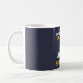 Alter Mann mit einem Segelboot Kaffeetasse (Links)
