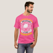 Alter Mann mit Golfklubs Golfer Golf T-Shirt (Vorne ganz)
