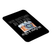 Alter Mann mit Kamera Magnet (Rechte Seite)