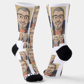 Alter Mann Phil Socken (Gewinkelt)