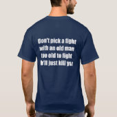 Alter Mann T-Shirt (Rückseite)