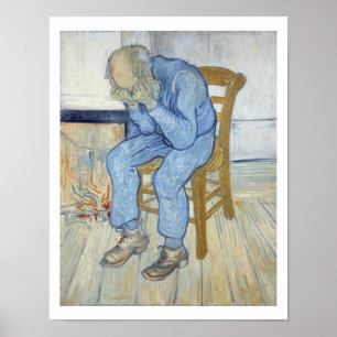 Alter Mann Vincent van Goghs   in der Sorge Poster