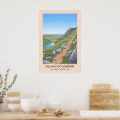 Alter Mann Von Coniston Lake District Reiseplakat Poster (Küche)
