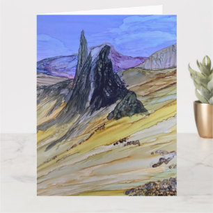 Alter Mann von Storr Skye Karte
