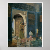 Alter Mann vor einem Grab, 1903 Poster (Vorne)