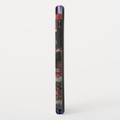 Alter Mann, Weihnachtsmann und Rentier Case-Mate iPhone Hülle (Hinten/Links)