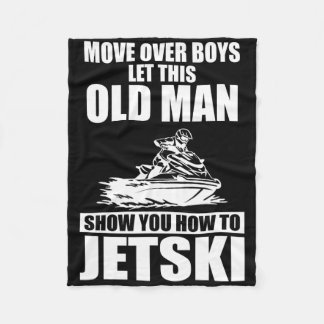 Alter Mann, wie man Jetski Cool Funny Jet-Ski Jets Fleecedecke