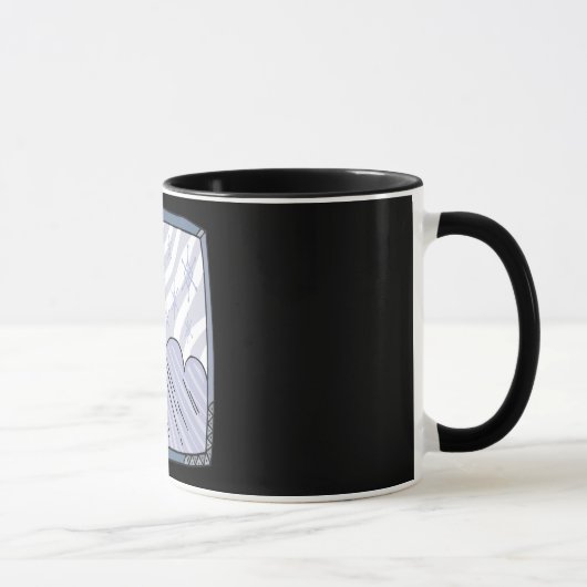 Alter Mann-Winter 2 Tasse (Rechts)