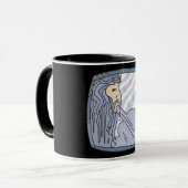 Alter Mann-Winter 2 Tasse (Vorderseite Links)
