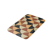 Alter Marmorboden, geometrische nahtlose Textur. Badematte (Schrägansicht)