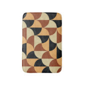 Alter Marmorboden, geometrische nahtlose Textur. Badematte (Vorderseite Vertikal)