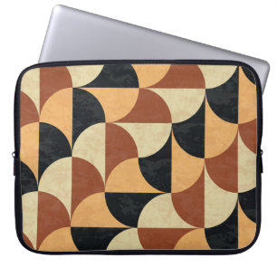 Alter Marmorboden, geometrische nahtlose Textur. Laptopschutzhülle