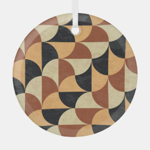 Alter Marmorboden, geometrische nahtlose Textur. Ornament Aus Glas