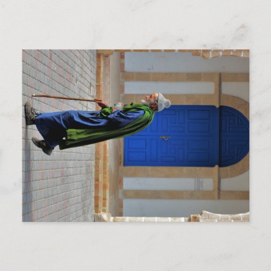 Alter Marokkaner Postkarte (Vorderseite)