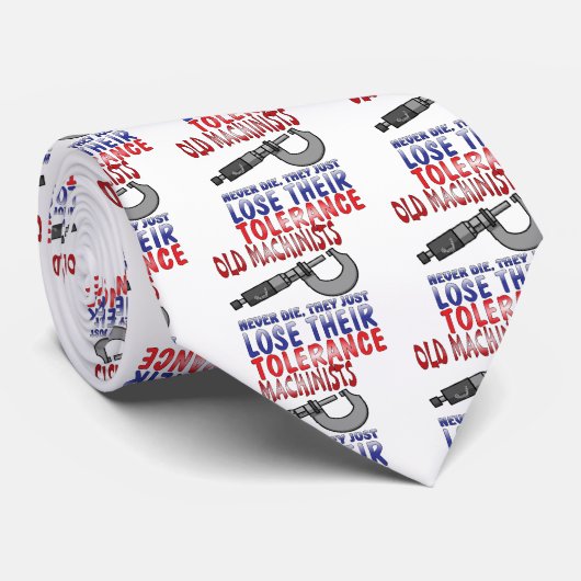 Alter Maschinist-Epitaph Krawatte (Gerollt)