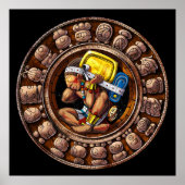 Alter Maya-Kalender Poster (Vorne)