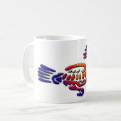 Alter Mexiko-Entwurfs-Roadrunner Kaffeetasse (Vorderseite Links)