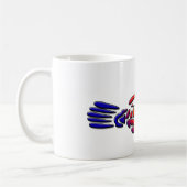 Alter Mexiko-Entwurfs-Roadrunner Kaffeetasse (Links)