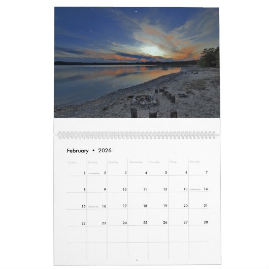 Alter Michigan-Kalender des Auftrag-2018 Kalender (Feb 2026)
