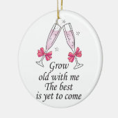 Alter mit mir keramik ornament (Links)