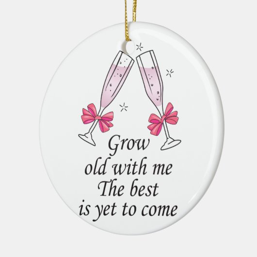 Alter mit mir keramik ornament (Links)