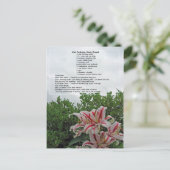 Alter Mode Datum Brot Rezept Postkarte (Stehend Vorderseite)