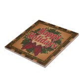 Alter Mode-WeihnachtsKranz Fliese (Seite)