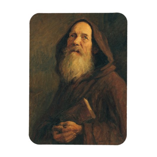 Alter Mönch von Elemir Halasz-Hradil Magnet (Vertikal)