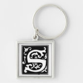 Alter Monogramm-Schlüsselanhänger des Schlüsselanhänger (Vorne)