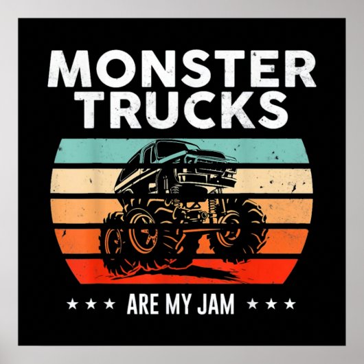 Alter Monstertruck Poster (Vorne)