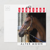 Alter Moon Postkarte (Vorne/Hinten)