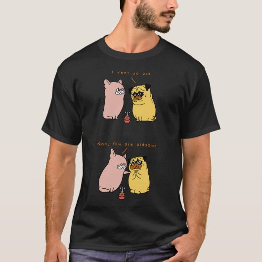 Alter Mops T-Shirt (Vorderseite)