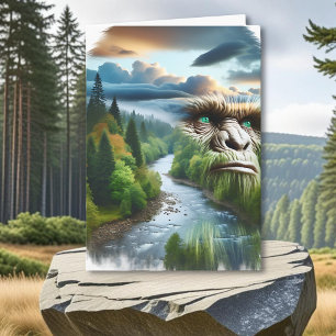 Alter nicht Gemein   Funny Birthday Bigfoot Karte