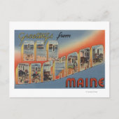 Alter Obstgarten, Maine - Große Buchstabenbilder Postkarte (Vorderseite)