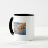 Alter Obstgarten, Maine - Große Buchstabenbilder Tasse (Vorderseite Links)