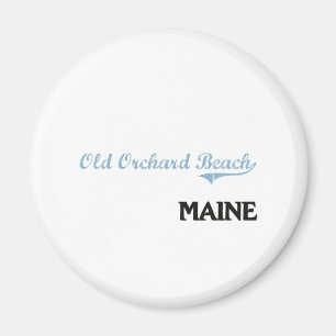 Alter Obstgarten-Strand-Maine-Stadt-Klassiker Magnet