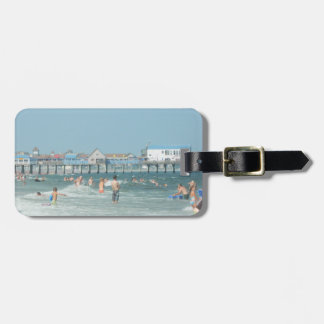Alter Obstgarten-Strand-Pier Gepäckanhänger