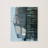 Alter Obstgarten-Strand-Pier Puzzle (Vertikal)