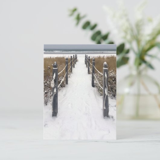 alter Obststrand Postkarte (Stehend Vorderseite)