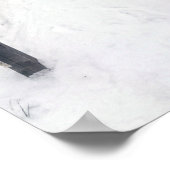 alter Obststrand Winterwanderweg Poster (Ecke)
